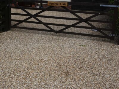 Gravel driveway grid Denham