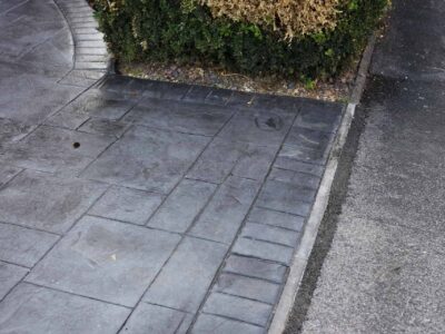 Kenton pressed concrete driveway