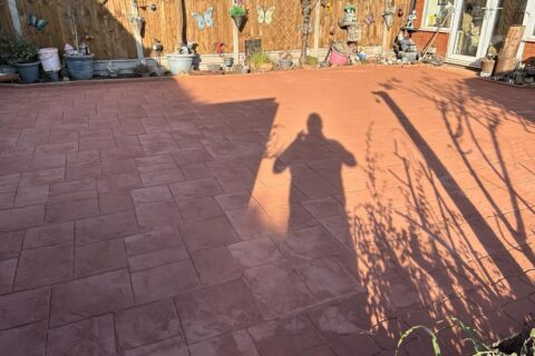 Imprinted Concrete Driveway Colnbrook